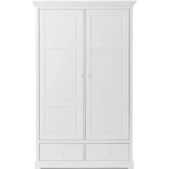 Oliver Furniture 2-türiger Kleiderschrank Weiß Hoch