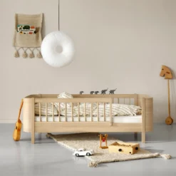 Oliver Furniture Umbauset Wood Mini+ halbhohes Hochbett zum Juniorbett Eiche