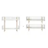 Oliver Furniture Umbauset Wood Original Etagenbett Leiter am Kopfteil zu 2 Bettsofas, Weiß/Eiche
