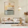 Oliver Furniture Umbauset Wood Original Etagenbett zum Bodenbett weiß/Eiche