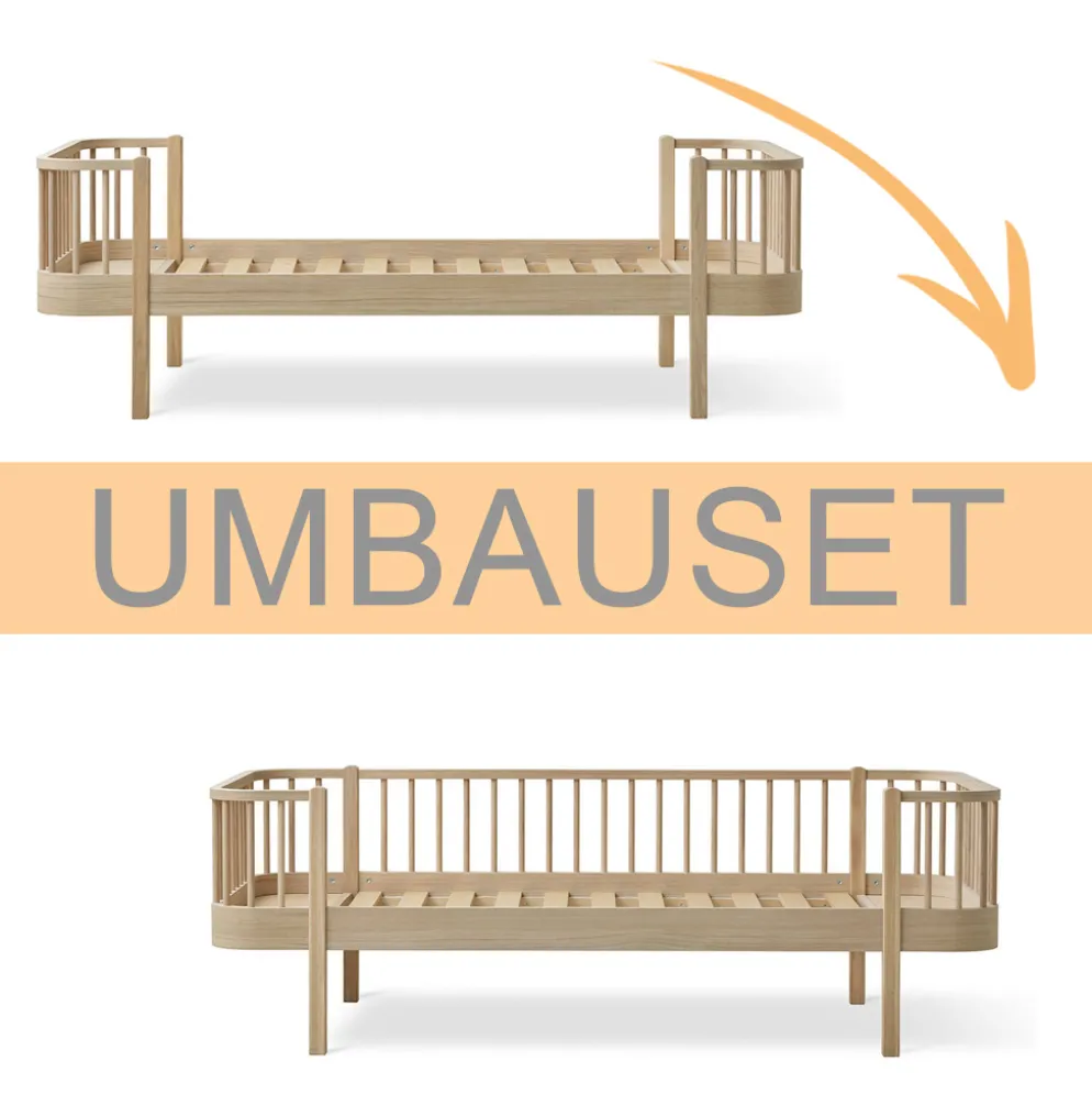 Oliver Furniture Umbauset Wood Original Einzelbett zum Bettsofa Eiche