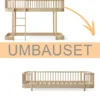 Oliver Furniture Umbauset Wood Original halbhohes Hochbett zum Bodenbett Eiche