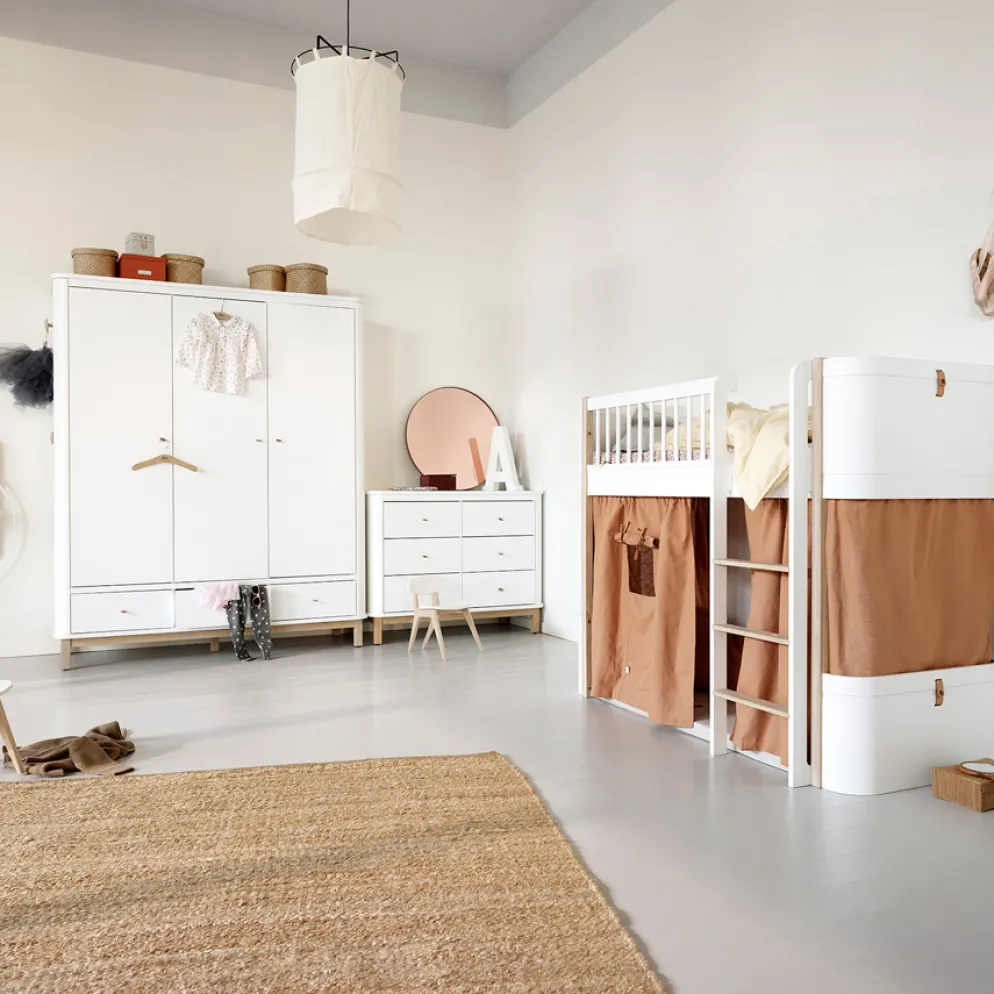 Oliver Furniture Vorhang für halbhohes Hochbett Wood Mini+ Karamell