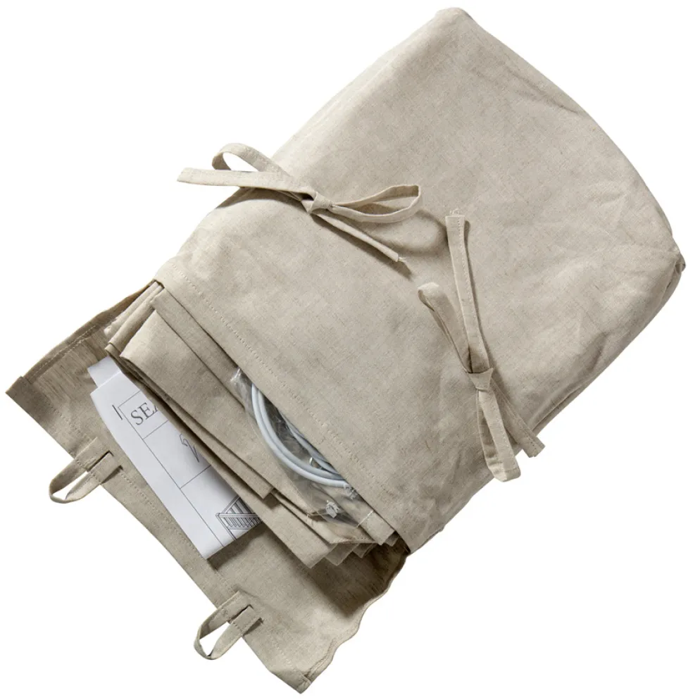 Oliver Furniture Vorhang für halbhohes Hochbett Seaside (160-200cm)/Etagenbett Natur