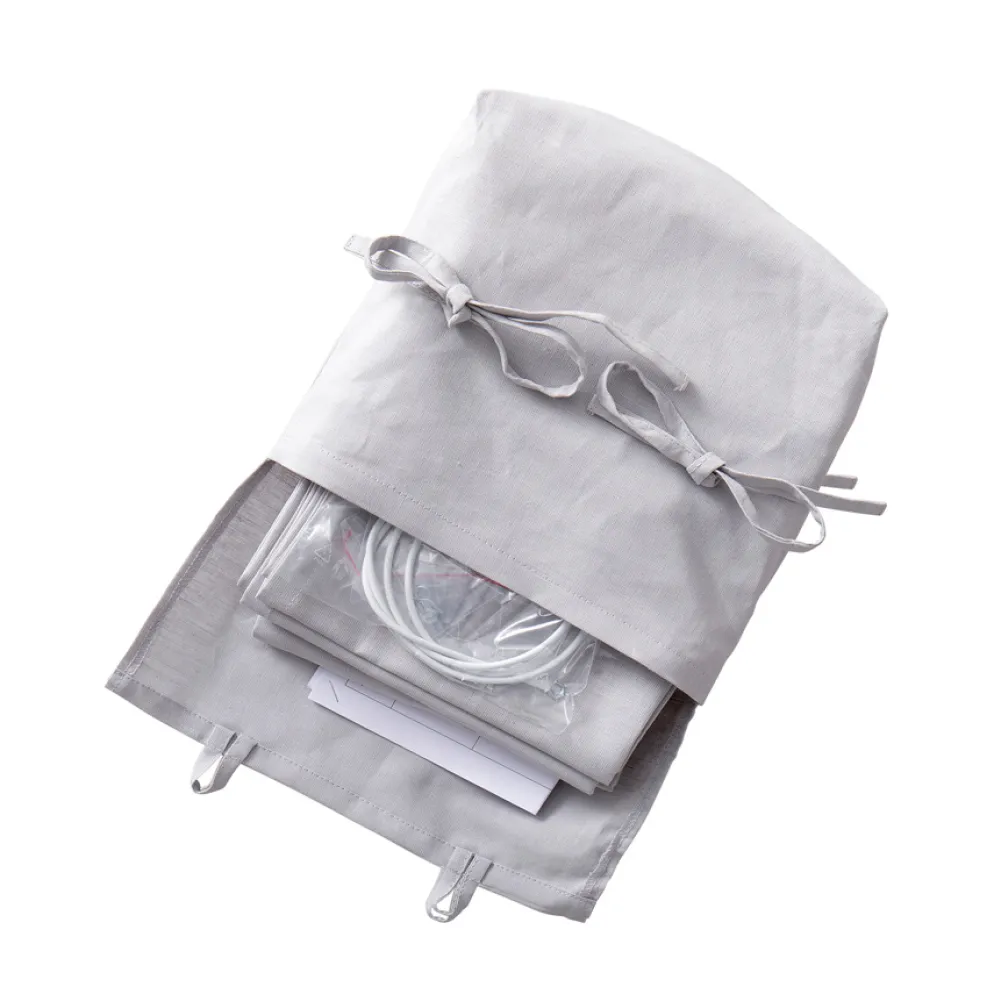 Oliver Furniture Vorhang für halbhohes Hochbett Wood Original Grau 138 cm