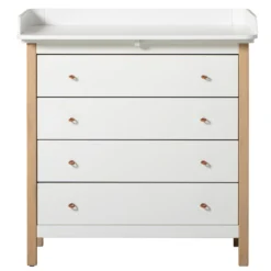 Oliver Furniture Wickelkommode Wood 4 Schubladen