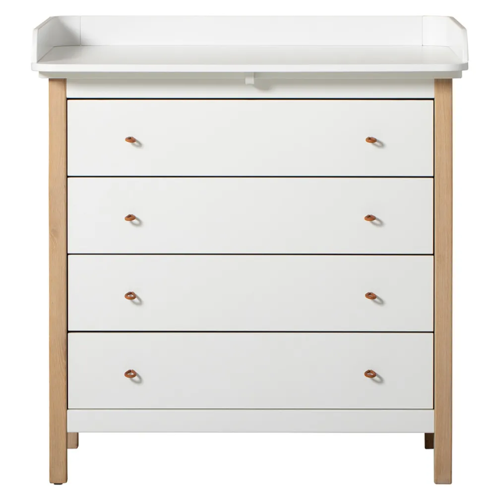 Oliver Furniture Wickelkommode Wood 4 Schubladen