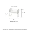 Oliver Furniture Wiege Seaside Weiß - Sofort Lieferbar!