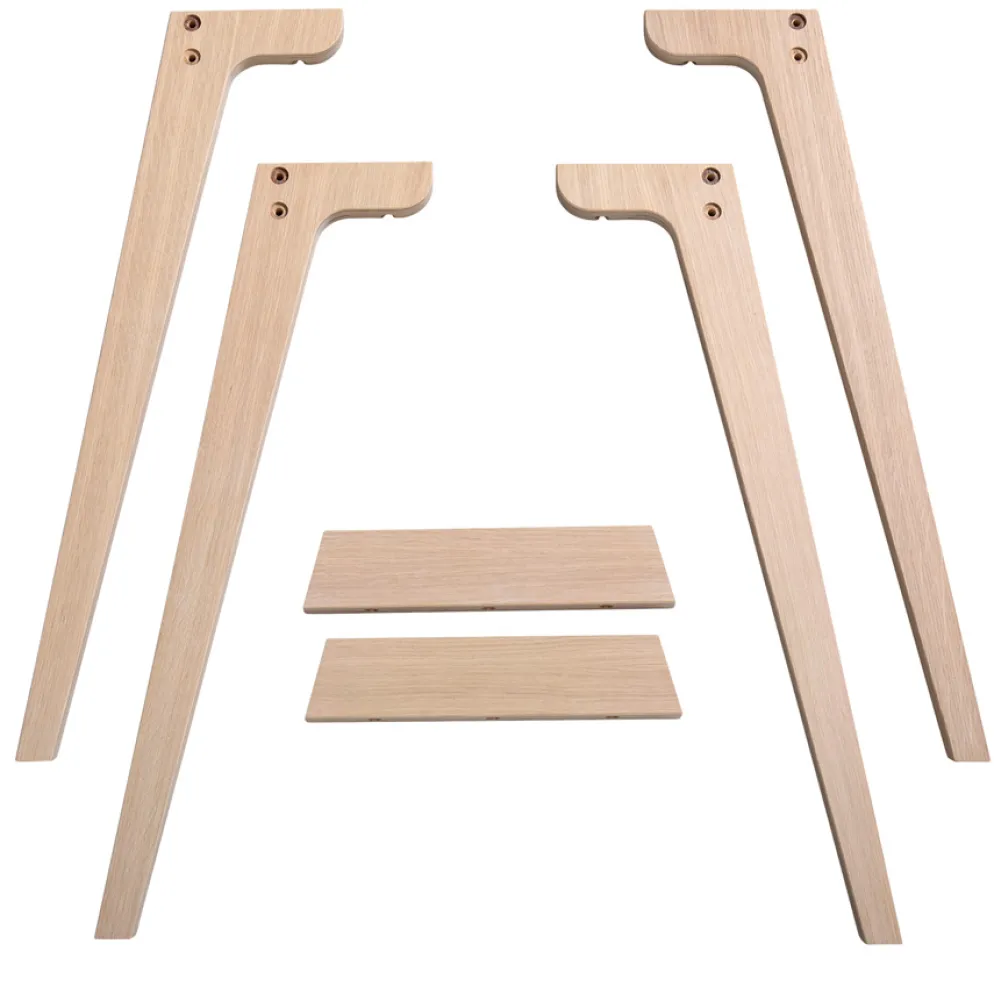 Oliver Furniture Wood Extra Tischbeinset Schreibtisch 72,6 cm