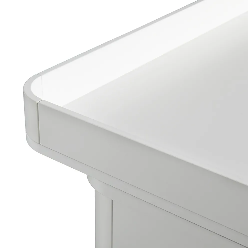 Oliver Furniture Wood Große Wickelplatte für Kommode 3 Schubladen Weiß
