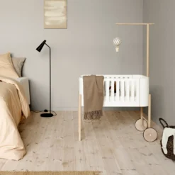 Oliver Furniture Wood Himmelstange für Betthimmel & Mobile Beistellbett Eiche