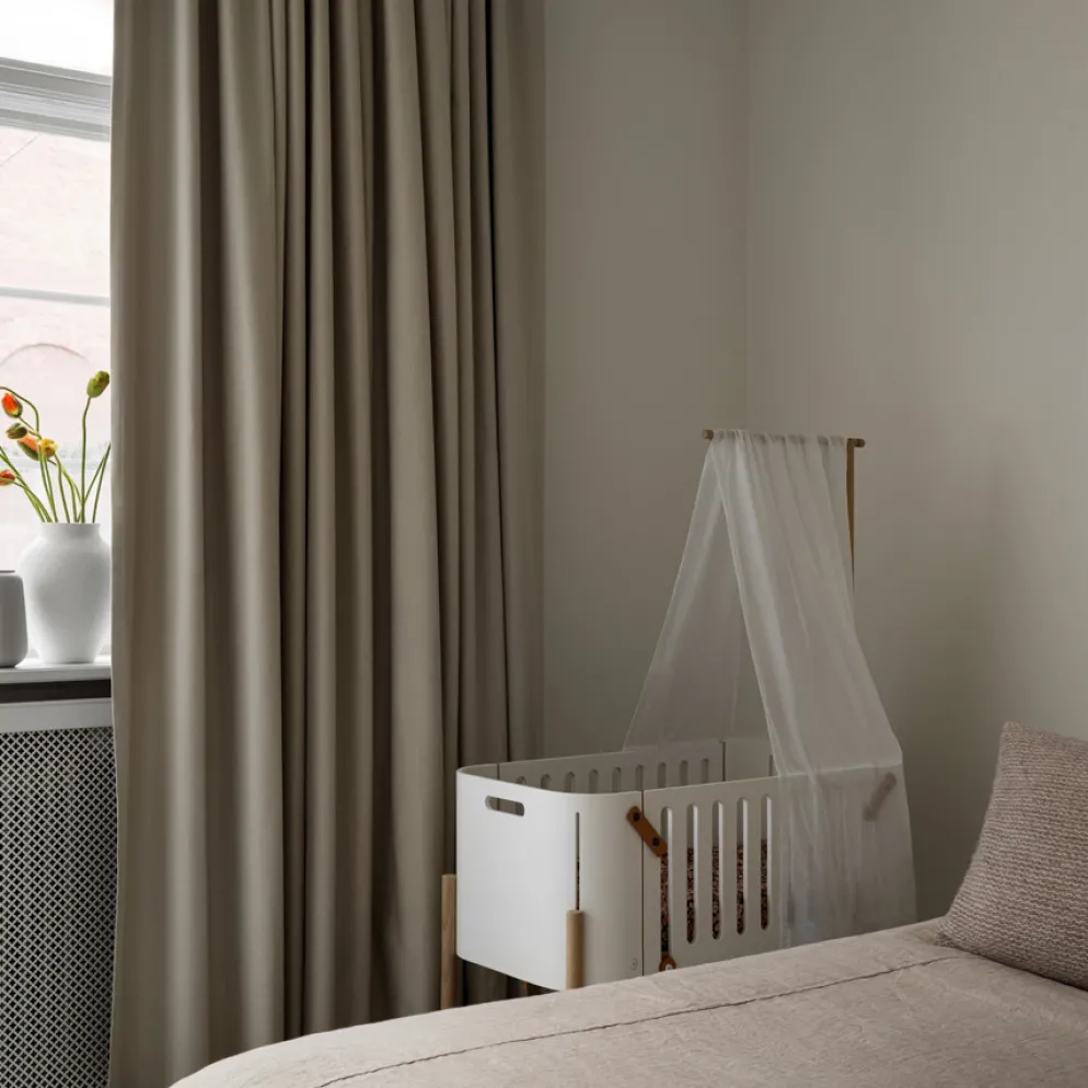 Oliver Furniture Wood Himmelstange für Betthimmel & Mobile Beistellbett Eiche