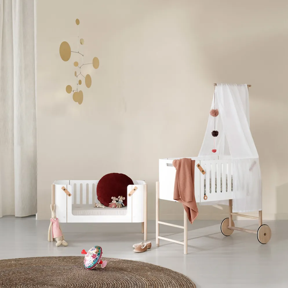 Oliver Furniture Wood Himmelstange für Betthimmel & Mobile Beistellbett Eiche
