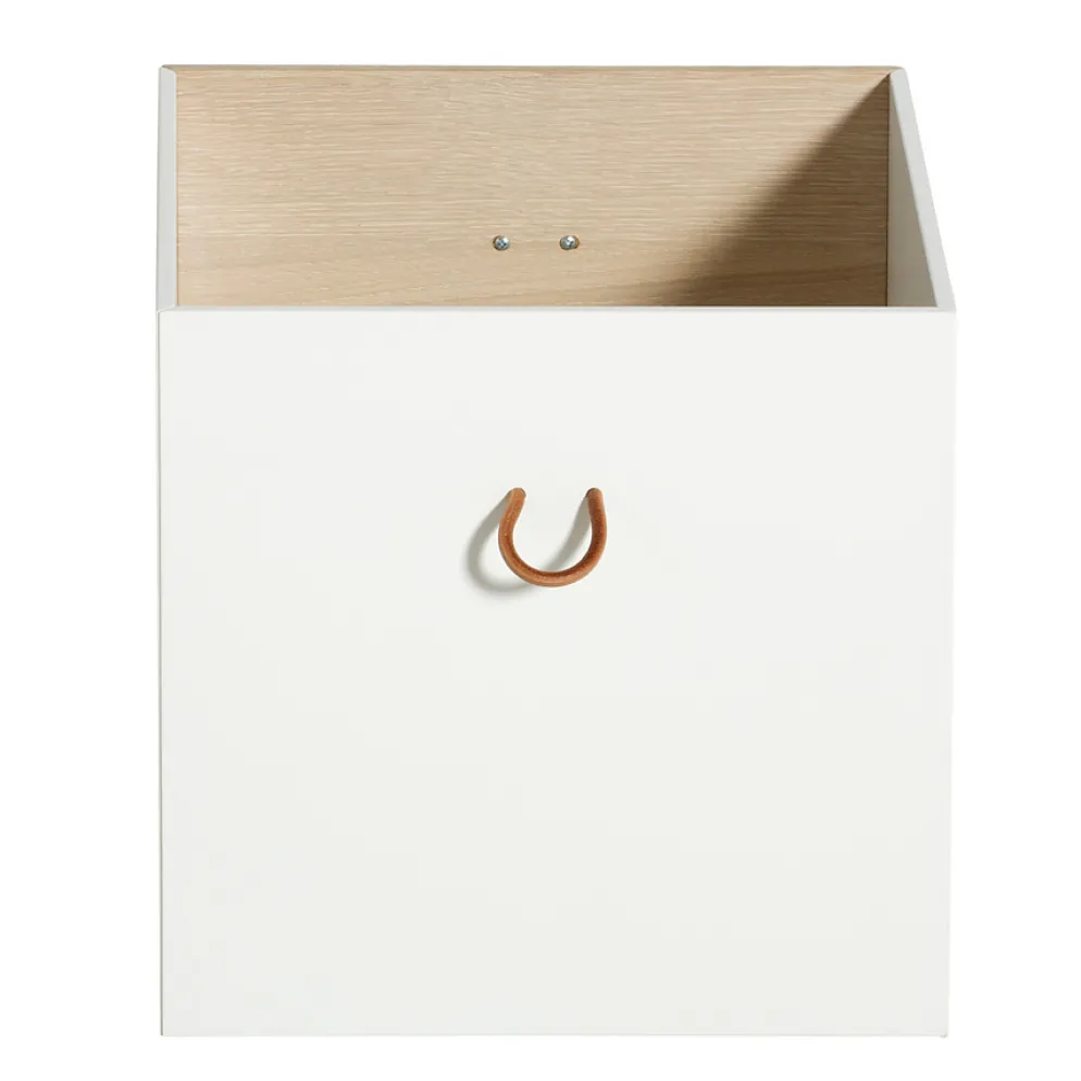 Oliver Furniture Wood Kisten 2 Fronten Weiß/Eiche