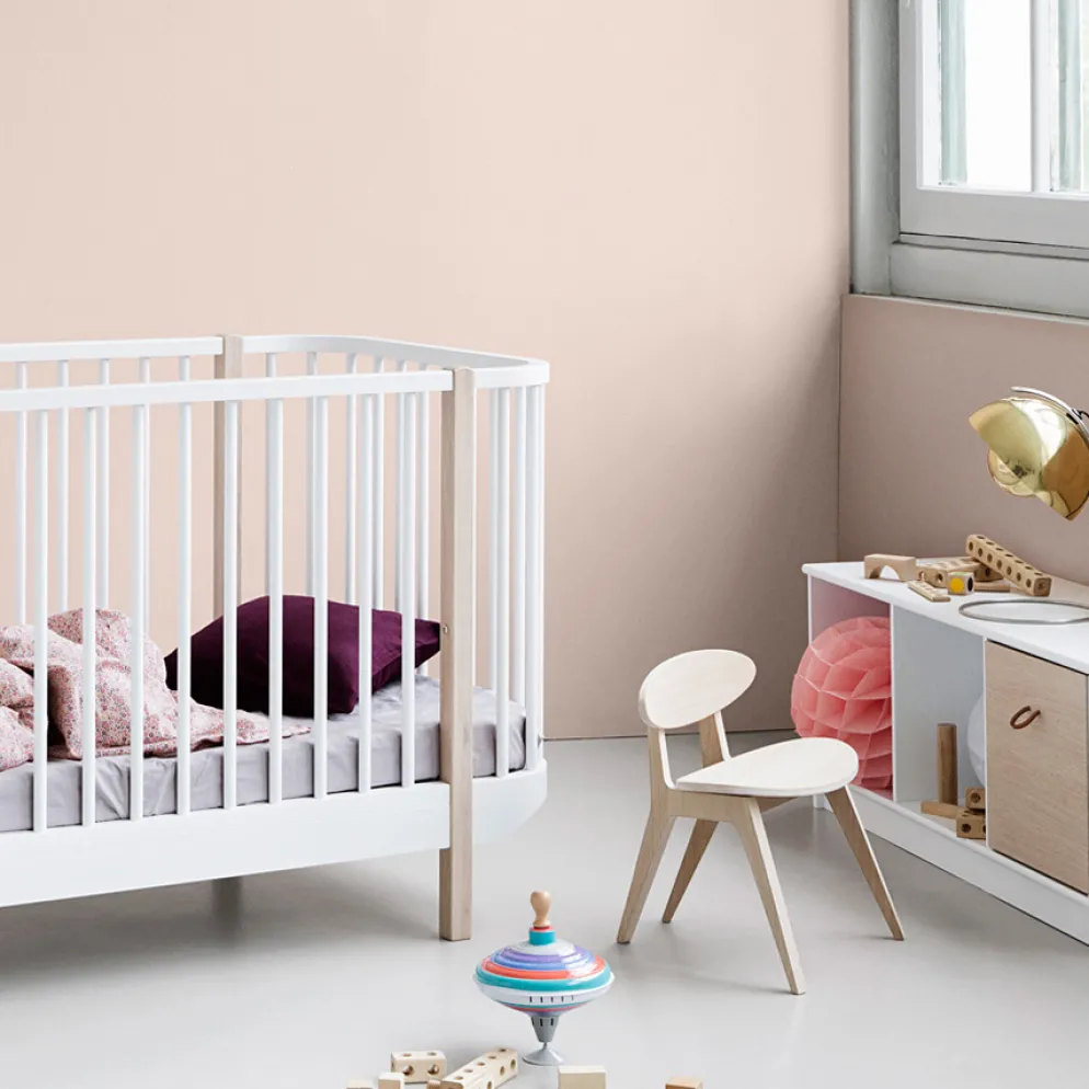 Oliver Furniture Wood Kisten 2 Fronten Weiß/Eiche