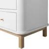Oliver Furniture Wood Kleiderschrank 3-Türig Weiß/Eiche