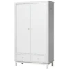 Oliver Furniture Wood Kleiderschrank 2-Türig Weiß