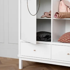 Oliver Furniture Wood Kleiderschrank 2-Türig Weiß
