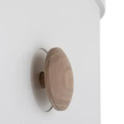 Oliver Furniture Wood Kleiderschrank 2-Türig Weiß/Eiche