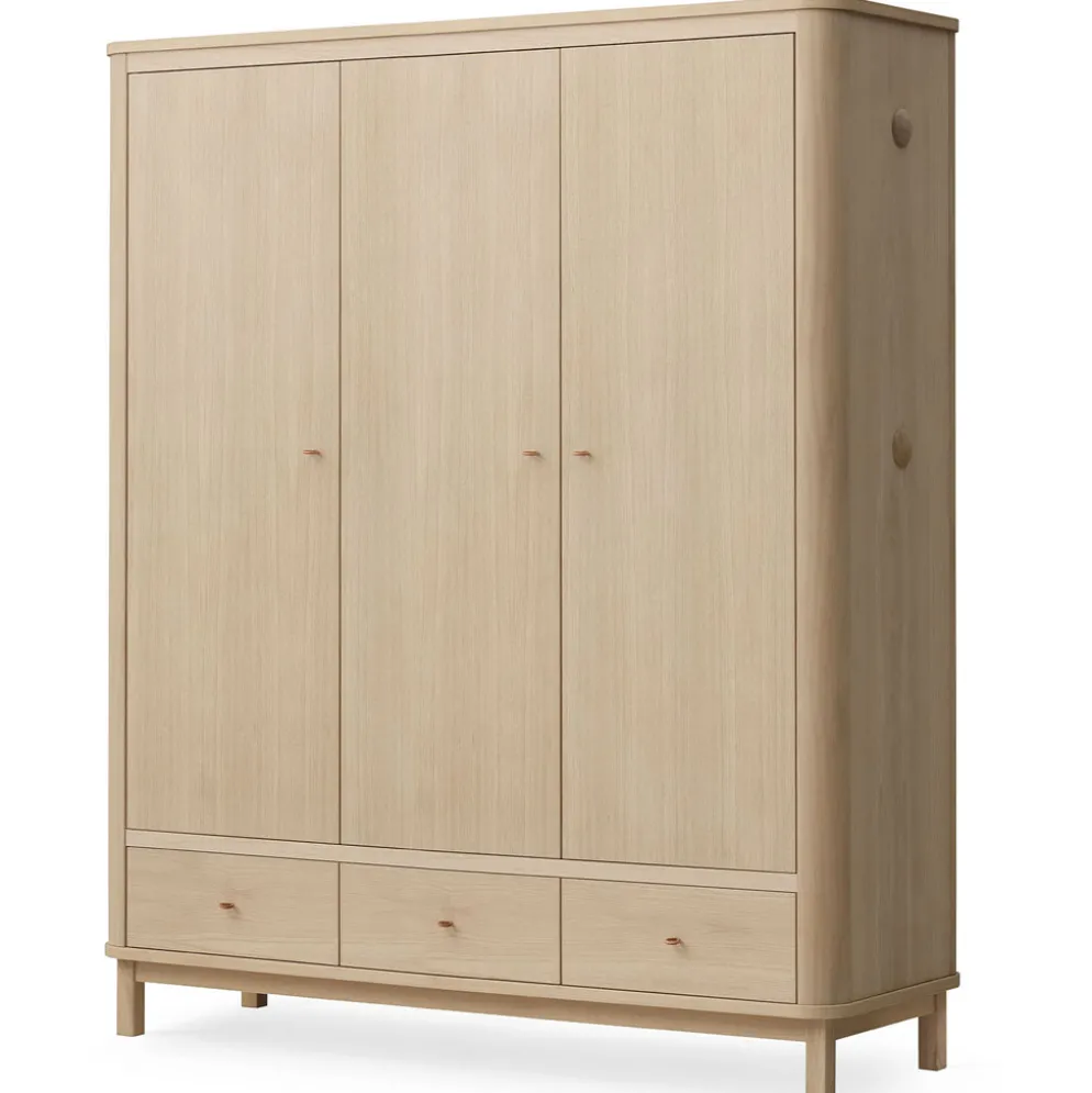 Oliver Furniture Wood Kleiderschrank 3-Türig Eiche