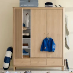 Oliver Furniture Wood Kleiderschrank 3-Türig Eiche