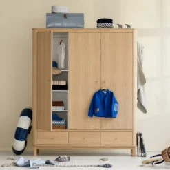 Oliver Furniture Wood Kleiderschrank 3-Türig Eiche