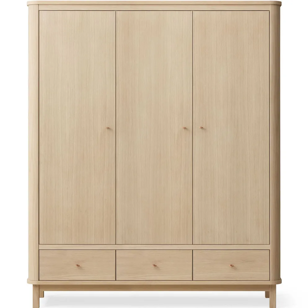 Oliver Furniture Wood Kleiderschrank 3-Türig Eiche