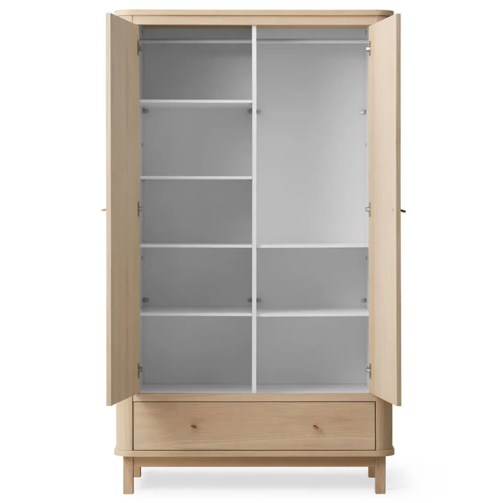 Oliver Furniture Wood Kleiderschrank 2-türig Eiche