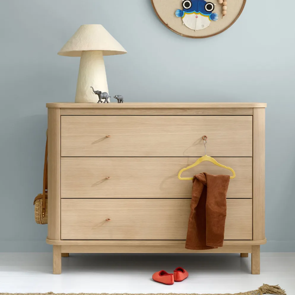 Oliver Furniture Wood Kommode 3 Schubladen Eiche