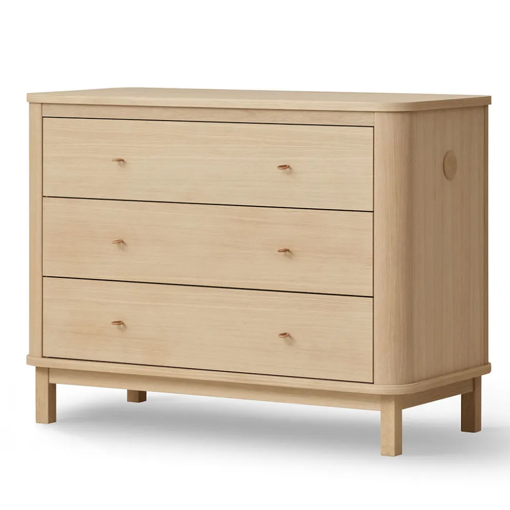 Oliver Furniture Wood Kommode 3 Schubladen Eiche