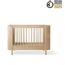 Oliver Furniture Wood Mini+ Baby- und Kinderbett inkl. Umbauset Juniorbett Eiche