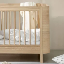 Oliver Furniture Wood Mini+ Baby- und Kinderbett inkl. Umbauset Juniorbett Eiche