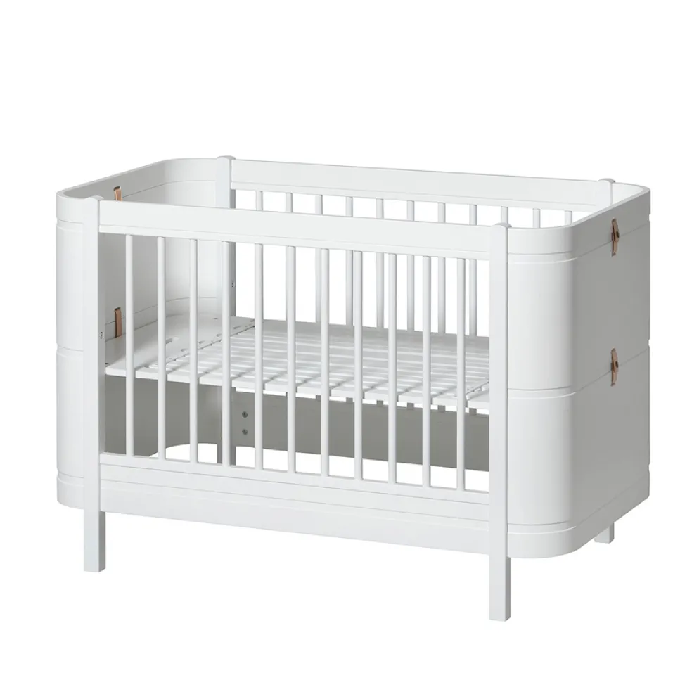 Oliver Furniture Wood Mini+ Babybett Weiß exkl. Umbauset Juniorbett