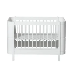 Oliver Furniture Wood Mini+ Babybett Weiß exkl. Umbauset Juniorbett