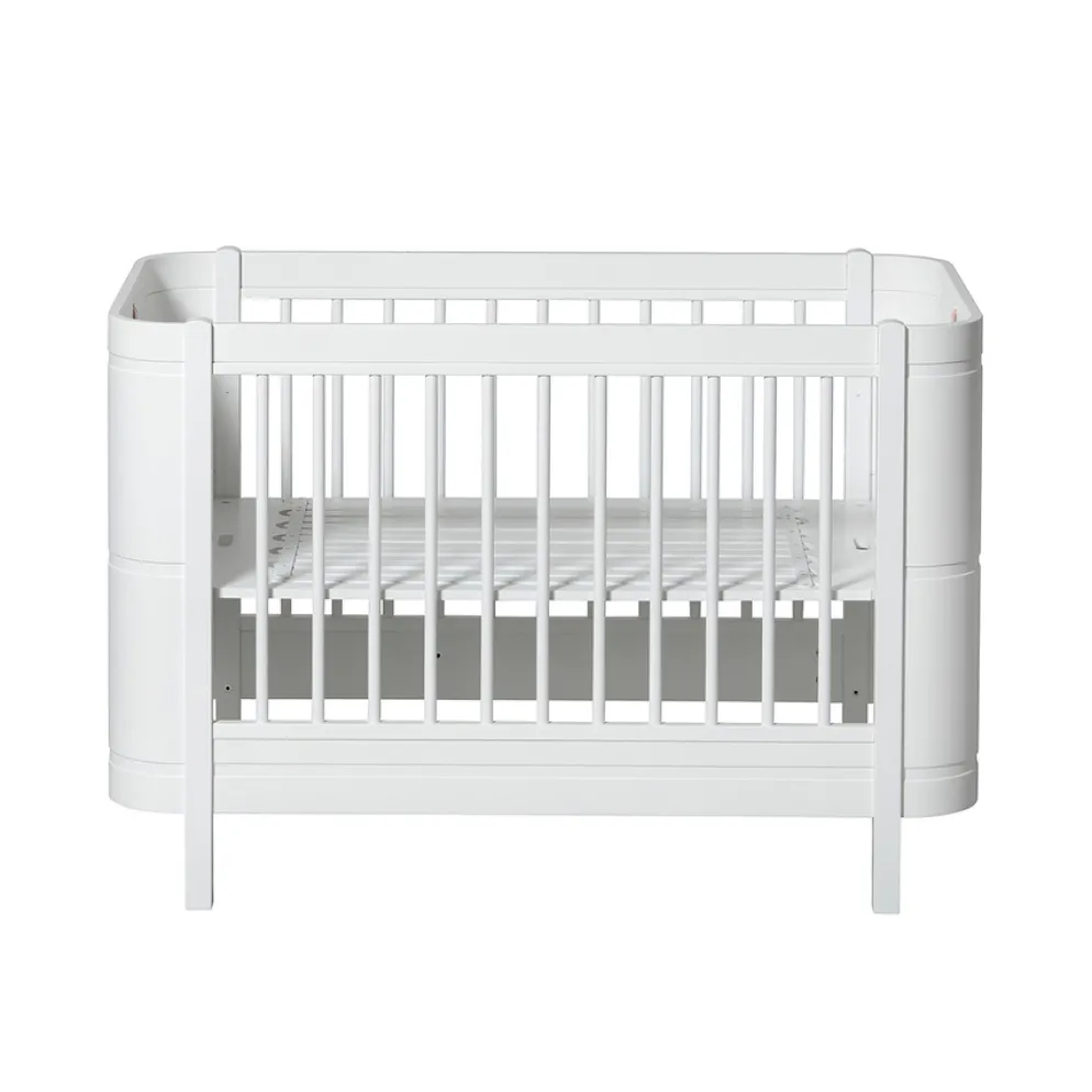 Oliver Furniture Wood Mini+ Babybett Weiß exkl. Umbauset Juniorbett