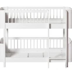 Oliver Furniture Wood Mini+ halbhohes Etagenbett Weiß