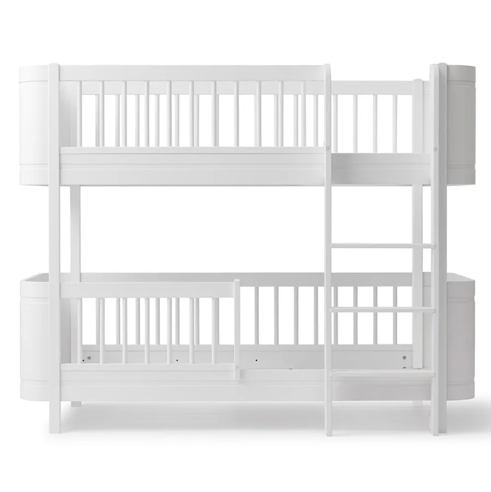 Oliver Furniture Wood Mini+ halbhohes Etagenbett Weiß