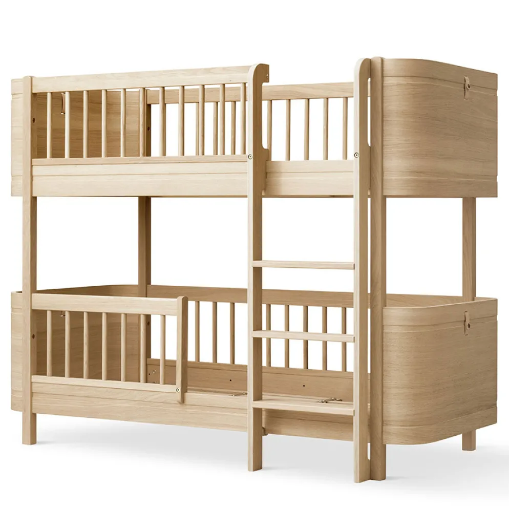Oliver Furniture Wood Mini+ halbhohes Etagenbett Eiche