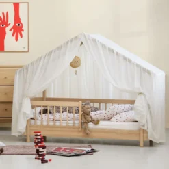 Oliver Furniture Wood Mini+ Hausbett 68x162 cm Eiche