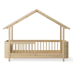Oliver Furniture Wood Mini+ Hausbett 68x162 cm Eiche