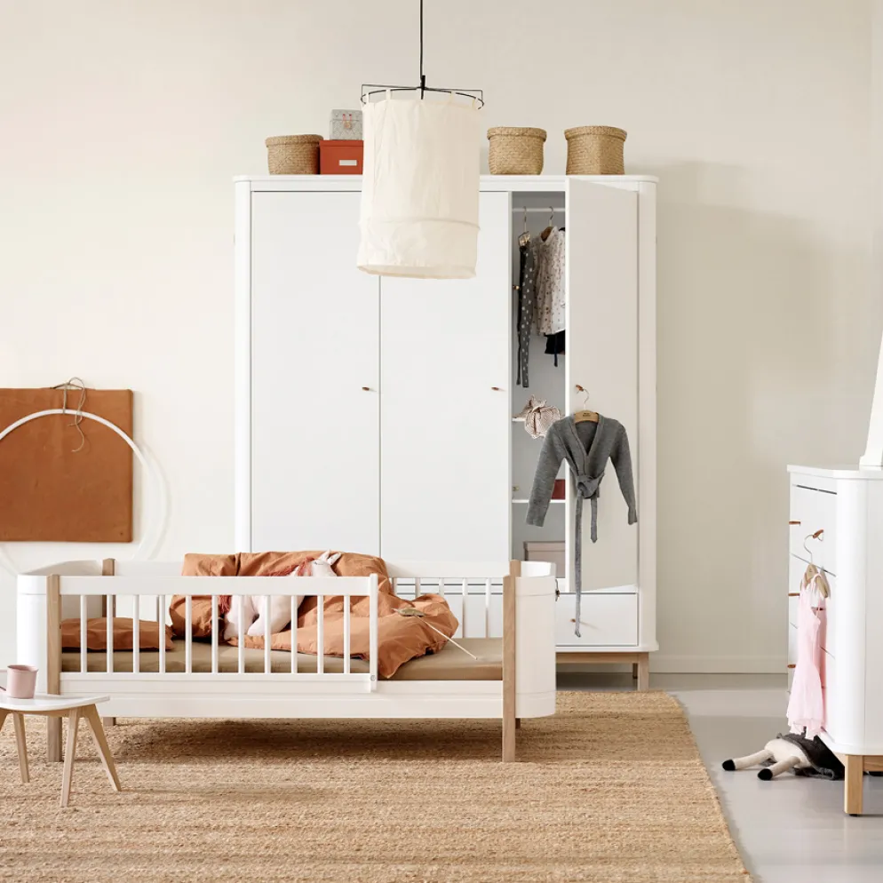 Oliver Furniture Wood Mini+ Juniorbett Weiß/Eiche