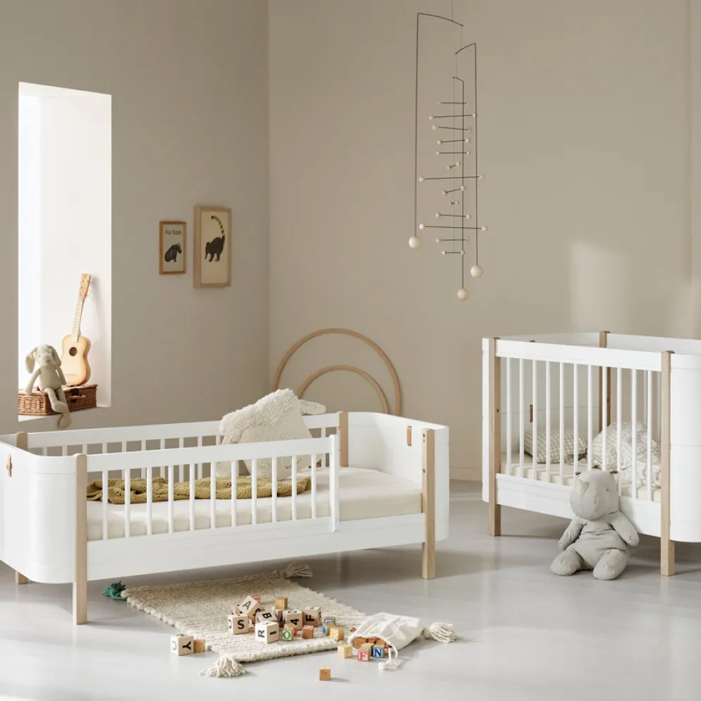 Oliver Furniture Wood Mini+ Juniorbett Weiß/Eiche