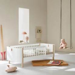 Oliver Furniture Wood Mini+ Juniorbett Weiß/Eiche