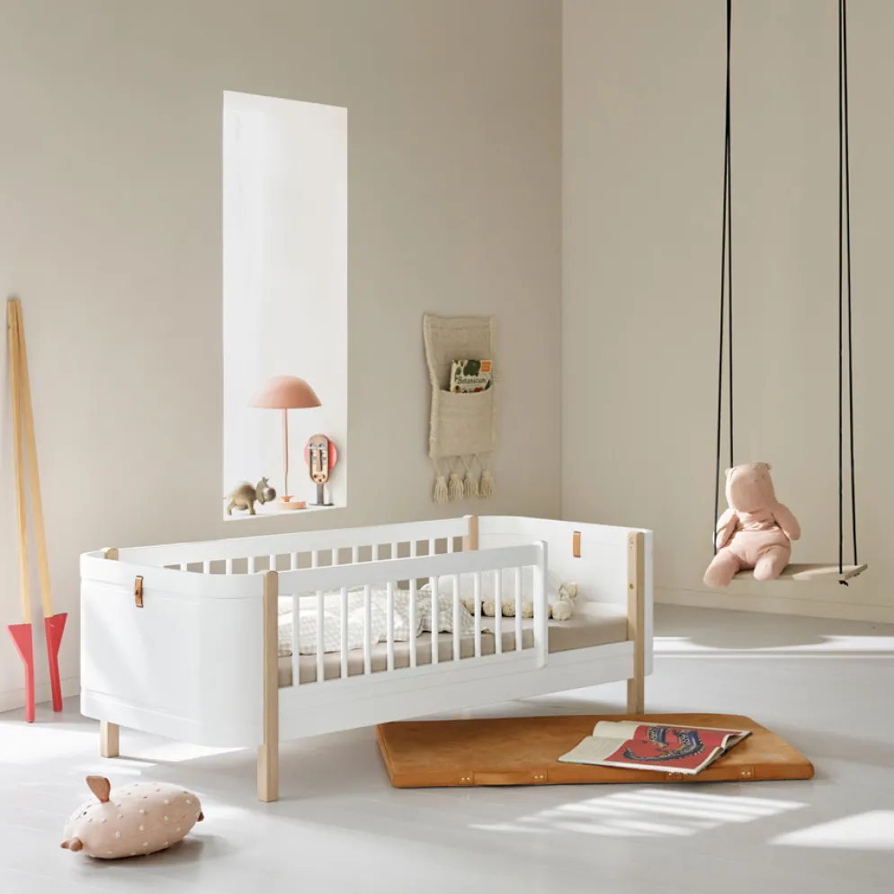 Oliver Furniture Wood Mini+ Juniorbett Weiß/Eiche
