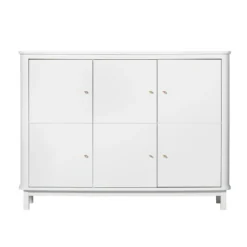 Oliver Furniture Wood Multi-Schrank 3 Türig Weiß