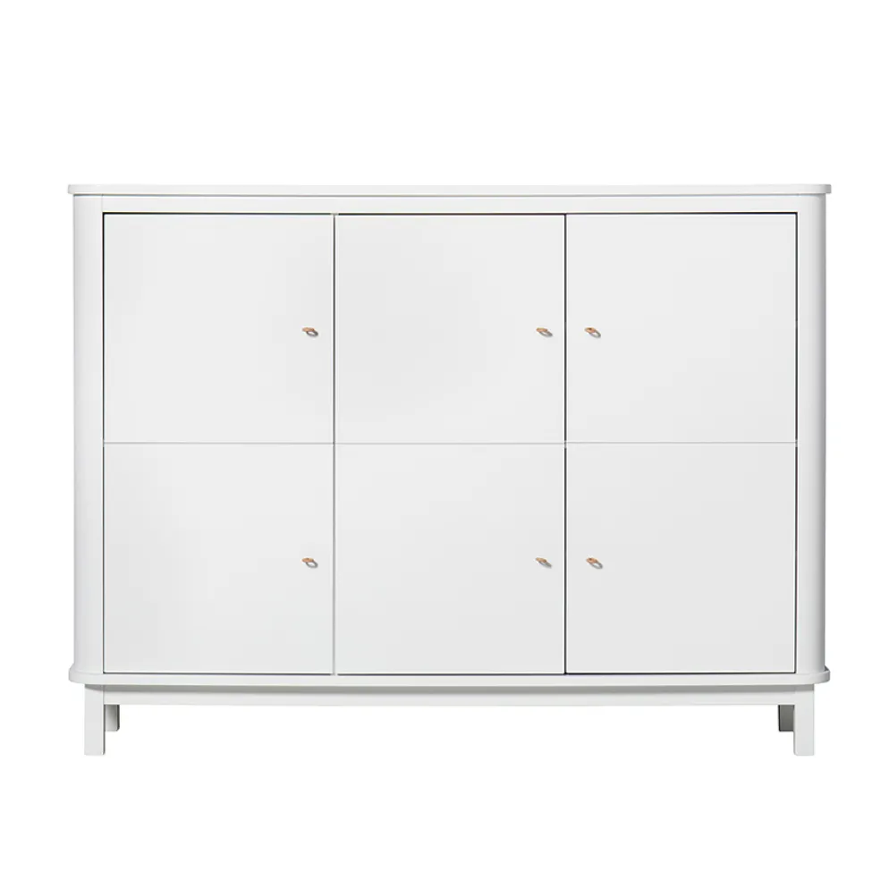 Oliver Furniture Wood Multi-Schrank 3 Türig Weiß