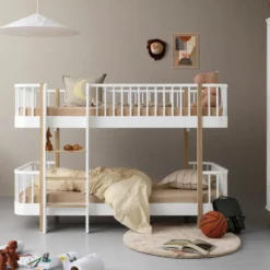Oliver Furniture Wood Original halbhohes Etagenbett Weiß