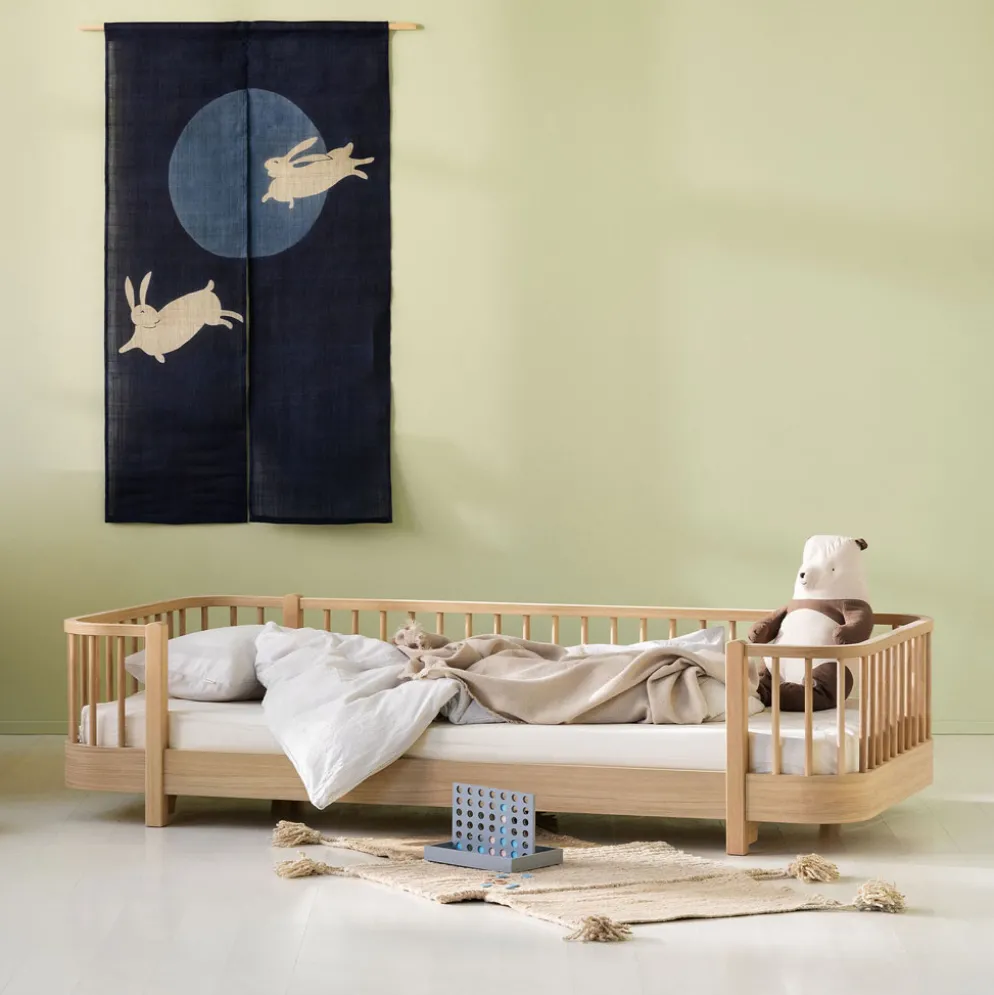 Oliver Furniture Wood Original Bodenbett 90x200 cm Eiche