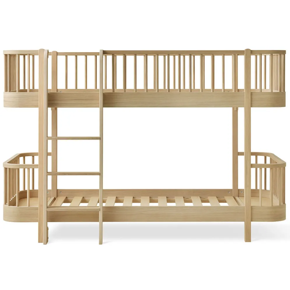 Oliver Furniture Wood Original halbhohes Etagenbett 90x200cm Eiche