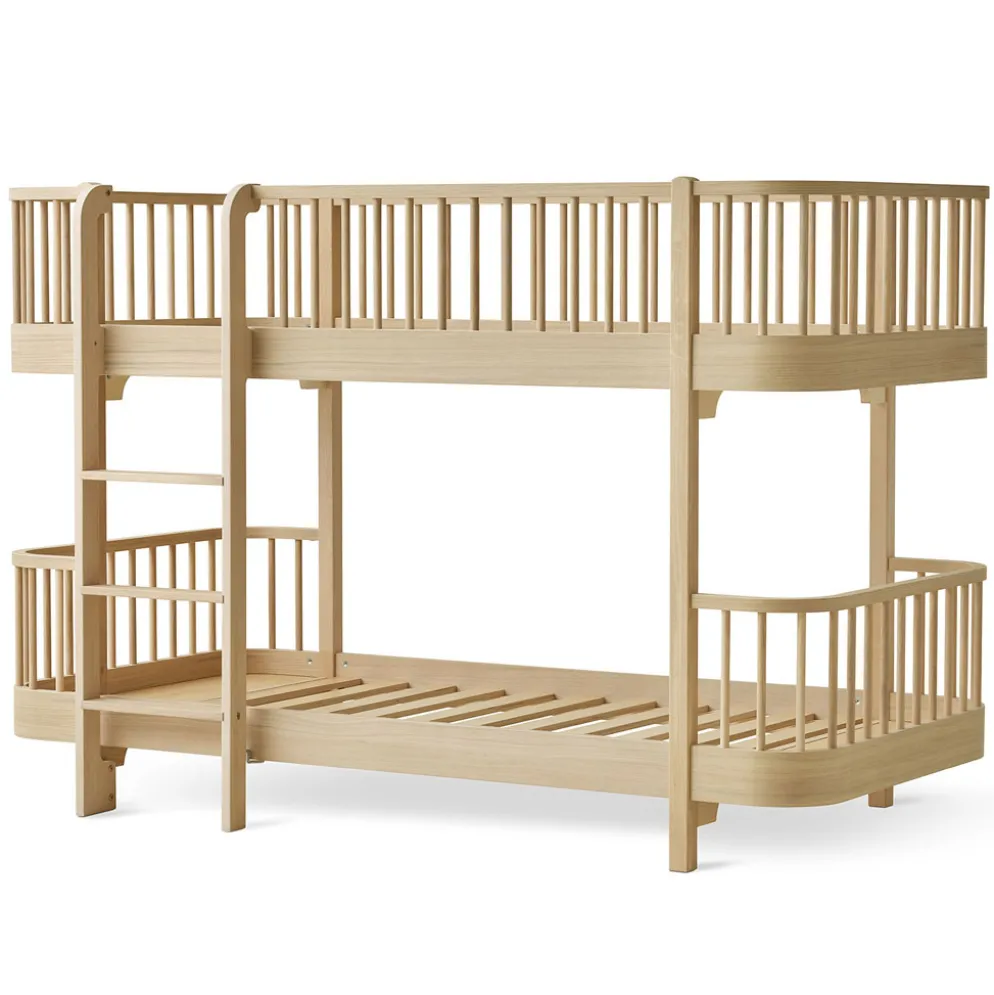 Oliver Furniture Wood Original halbhohes Etagenbett 90x200cm Eiche